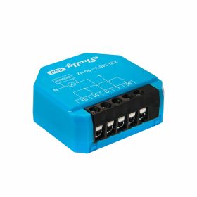 Shelly 1L Gen3 1-Kanal-Relais WLAN-gesteuerter Smart-Schalter ohne Neutralleiter inkl. Bypass WLAN, BT, unterputz
