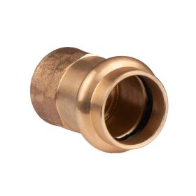 Kupfer Pressfitting Übergang aus Rotguss 22 mm - 1/2" IG V+M-Kontur DVGW