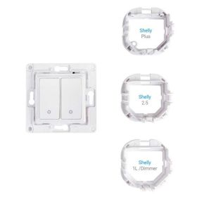 Shelly Wall Switch 2 / Wandtaster 2-fach