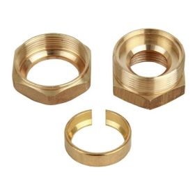 Schnellverschraubung für Solarrohr DN 20 x ¾ Zoll IG