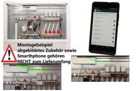 Möhlenhoff  Anschlussleiste Alpha 2 Basisstation Funk 230 V, 12 Zonen, Ethernet