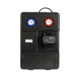 Wärmepumpenpaket alpha innotec LWDV 91-1/3-HDV 9-1/3 mit 300 Liter BWS und 100 Liter TPS, Bodenkonsole