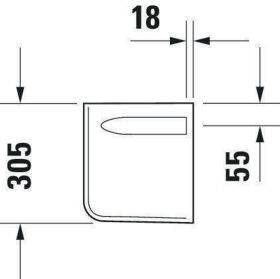 Halbsäule D-Code für 231065/231060/231055/034812, weiß