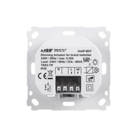Homematic IP Smart Home Dimmaktor für Markenschalter - Phasenabschnitt HmIP-BDT