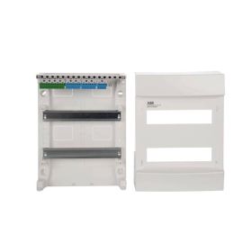 Striebel & John Stromkreisverteiler M41W224N3 Aufputz 2x12 Platzeinheiten ohne Tür