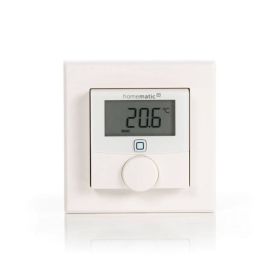 Homematic IP Smart Home Wandthermostat mit Schaltausgang HmIP-BWTH - für Markenschalter, 230 V