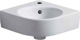 Geberit Renova Compact Eck-HWB, 45x39,5c m. Hl., m. Ül., weiß