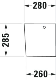 Halbsäule DuraStyle für 231965, 231960, 231955, weiß