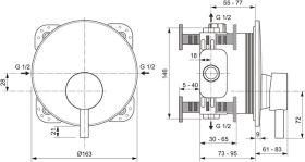 Ideal Standard Brausearmatur UP Ceraline
