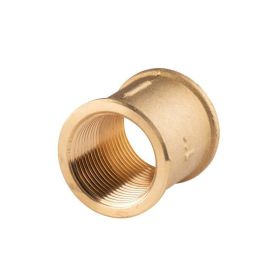 Messing Gewinde-Fitting Muffe 1"IG - 1"IG (DN 25) - schwere Ausführung