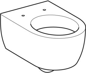 Geberit iCon Wand-WC Tiefspüler geschlossene Form, weiß, KeraTect