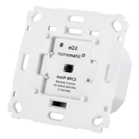 Homematic IP Smart Home Wandtaster HmIP-BRC2 für Markenschalter - 2-fach