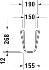 Halbsäule D-Code für 231065/231060/231055/034812, weiß