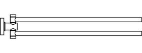 Ideal Standard Handtuchstange IOM doppel