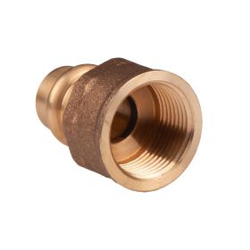 Kupfer Pressfitting Übergang aus Rotguss 15 mm - 3/4" IG V+M-Kontur DVGW
