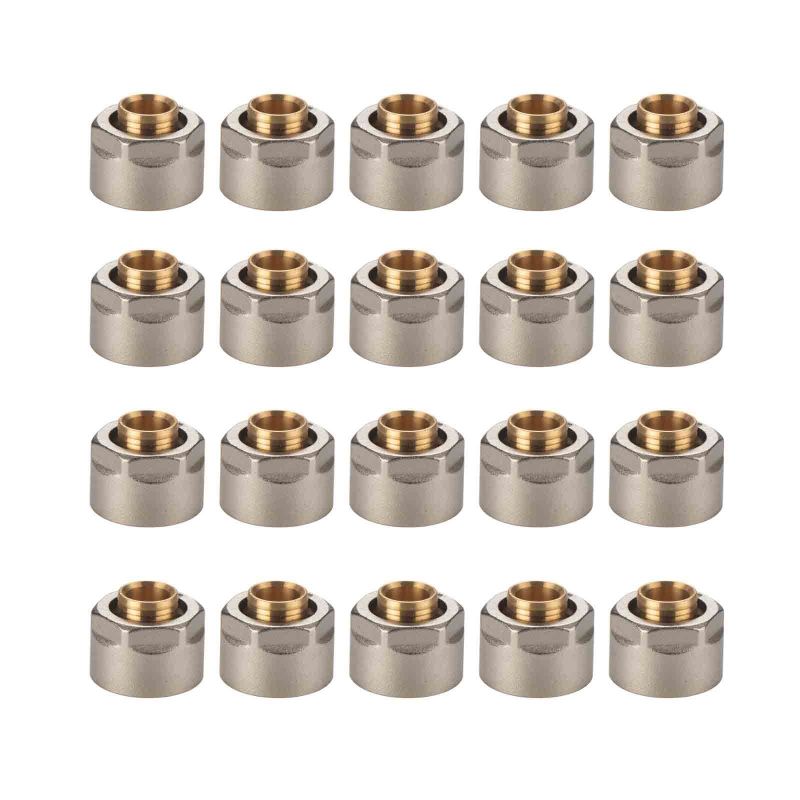 2 Stück Ivar Eurokonus Verschraubung 15x1mm - Adapter Für Kupfer- & Weichstahlrohre