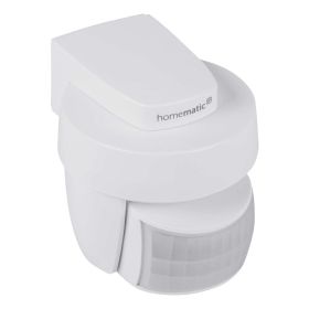 Homematic IP Smart Home Bewegungsmelder HmIP-SMO-2 mit Dämmerungssensor - außen, weiß