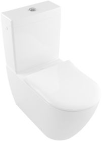 Villeroy & Boch Tiefspül-WC spülrandlosf Kombi 2.0 5617R0 370x700mm Oval Weiß Alpin