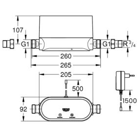 GROHE Sense Intelligente Wassersteuerung Komplettset