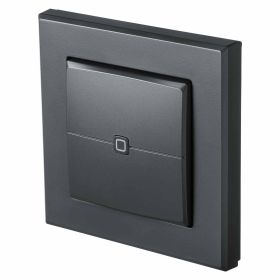 Homematic IP Smart Home Wandtaster 2-fach HmIP-WRC2-A anthrazit