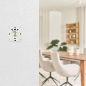 Homematic IP Smart Home Wandtaster HmIP-BRC2 für Markenschalter - 2-fach