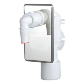 Airfit Unterputz-Gerätesiphon mit verchromter Wandplatte
