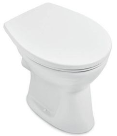 Villeroy & Boch Flachspül-WC spülrandlos O.novo 7619R0 360x460mm Rund Weiß Alpin