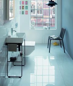 Duravit Design Siphon, schwarz matt