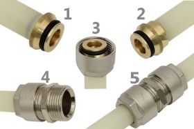 Rohrkupplung Universal 16 x 2 mm