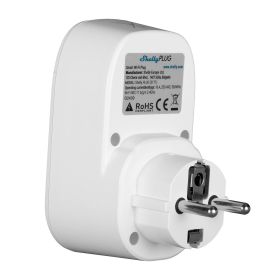 Shelly Plug Zwischenstecker mit Messfunktion, Wi-Fi, WLAN