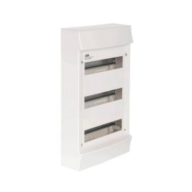 Striebel & John Stromkreisverteiler M41W336N3 Aufputz 3x12 Platzeinheiten ohne Tür