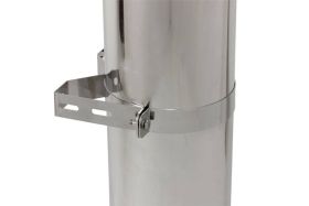 Schornstein Wandbefestigung Abstand 50 mm Edelstahl DW DN 130