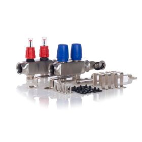 Heizkreisverteiler BASIC für Fußbodenheizung, 2 Heizkreise