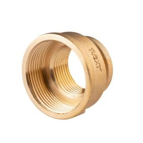 Messing Gewinde-Fitting Reduziermuffe 1 1/2"IG (DN 40) - 1"IG (DN 25) - schwere Ausführung