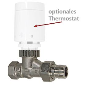 Buderus Thermostatventil Unterteil TVV D15, M30 x 1,5 mm Durchgangsform 1/2 Zoll