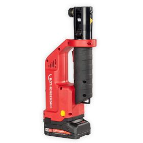 Rothenberger ROMAX Compact III elektrohydraulische Fitting - Pressmaschine Set mit Pressbacken SV15-22-28, 1x2Ah