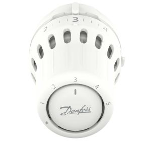 Danfoss Thermostatkopf React RA Click flüssigkeitgefüllt, eingebauter Fühler, Frostschutz, weiß