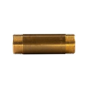 Messing Gewinde-Fitting Distanz Doppelnippel 3/4"-3/4" L= 80 mm, schwere Ausführung