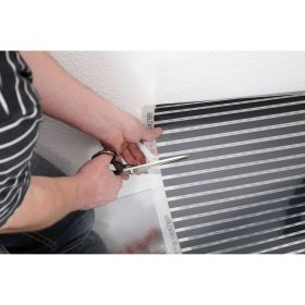 Perobe elektrische Temperierungsfolie Set 3,3 m² 264 Watt Raumthermostat Digital