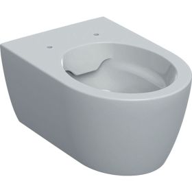 Geberit iCon Wand-WC Tiefspüler, Rimfree geschl. Form, T:53cm, weiß, KeraTect