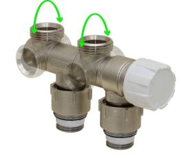 Simplex Anschlussarmatur / Multiblock