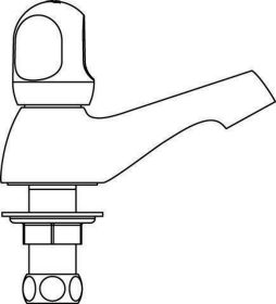 Ideal Standard Standventil Alpha, Auslad Chrom