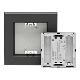 Homematic IP Smart Home Temperatur- und Luftfeuchtigkeitssensor innen HmIP-STH-A anthrazit