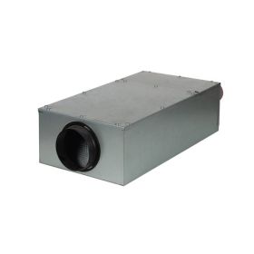 6-fach Luftverteiler mit integriertem Schalldämpfer für DN 75 Kunststoff-Flexkanal Anschluss DN 150