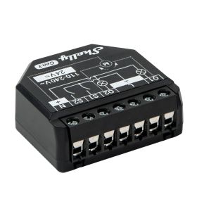 Shelly 2PM Gen3 2-Kanal-Relais WLAN-gesteuerter Smart-Schalter für 2 Stromkreise oder Rollläden max. 16A, WLAN, BT, unterputz