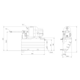 Grundfos Hauswasserwerk SCALA1-System 3-45