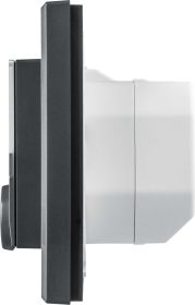Homematic IP Smart Home Wandthermostat HmIP-BWTH-A mit Schaltausgang für Markenschalter, 230 V anthrazit