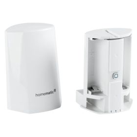 Homematic IP Smart Home Temperatur- und Luftfeuchtigkeitssensor HmIP-STHO - außen, weiß