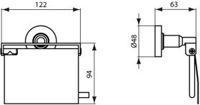 Ideal Standard Papierrollenhalter IOM mi Chrom