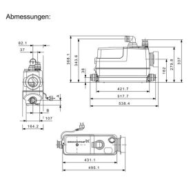 Grundfos Kleinhebeanlage Sololift2 CWC-3